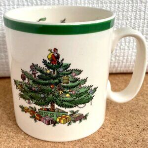 Vtg Spode Christmas Tree Mug